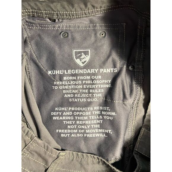 Kuhl Men's Cargo Pants Green Size 38 x 30 Straight Leg Casual 32 Inseam - Picture 13 of 16